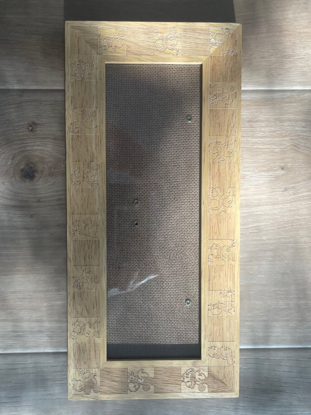 Disney Mickey Mouse Engraved Rectangle Wood Picture Frame